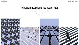  website templates - General Accountant (Modern)